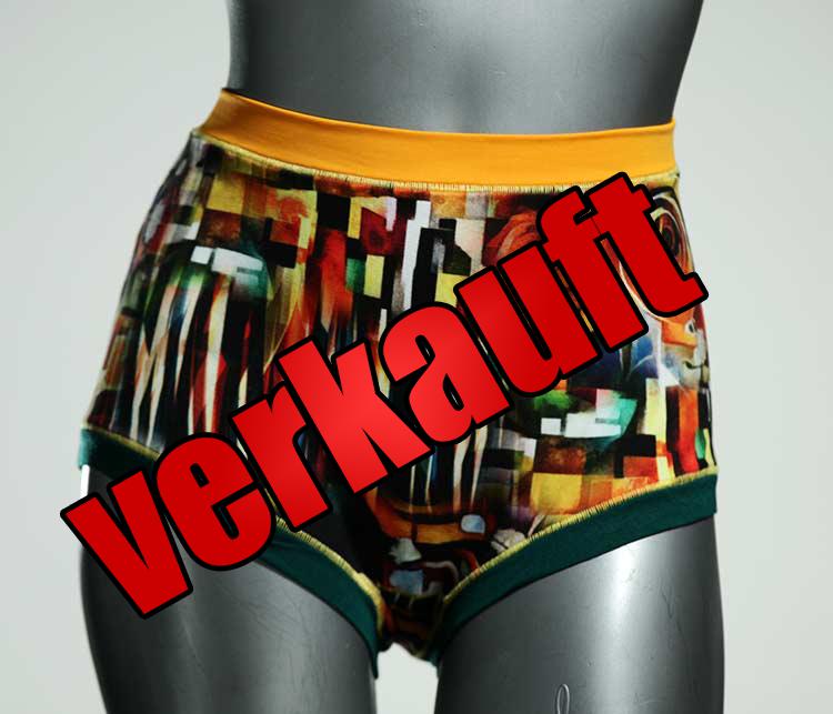 sexy günstige bunte ökologische High waist Hotpant aus Baumwolle, Unterwäsche für Damen