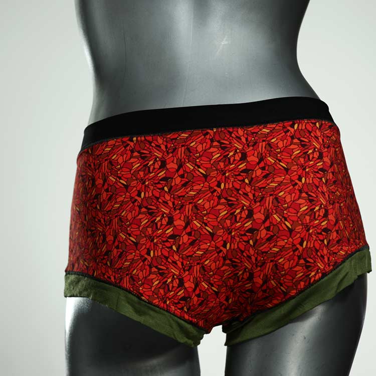 gemusterte attraktive sexy ökologische Hotpant aus Baumwolle, Unterwäsche für Damen