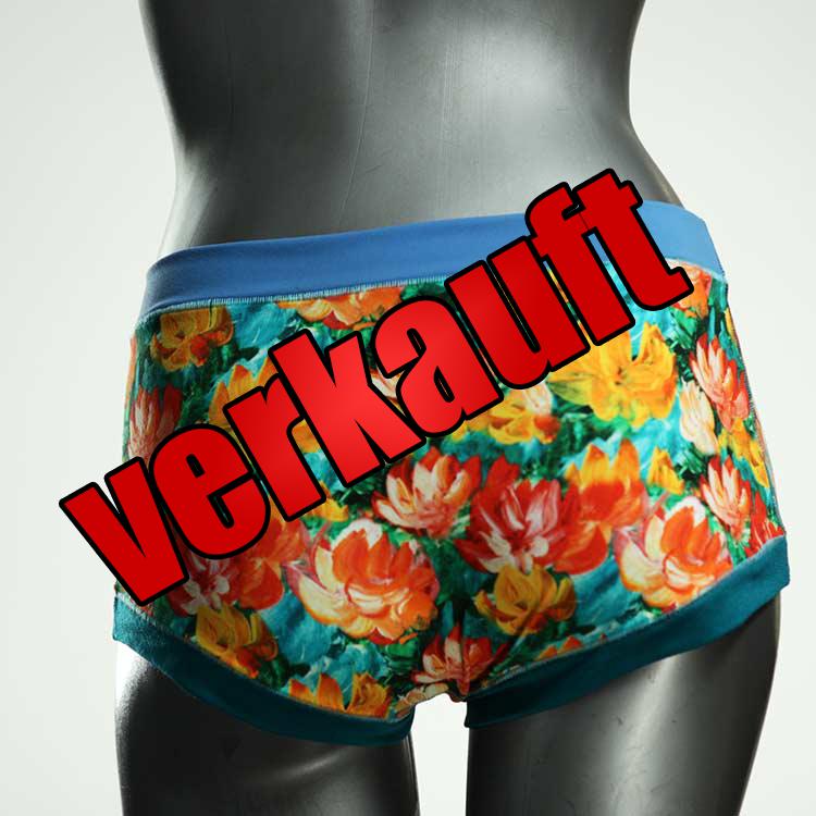 attraktive bunte günstige nachhaltige Hotpant aus Baumwolle, Unterwäsche für Damen