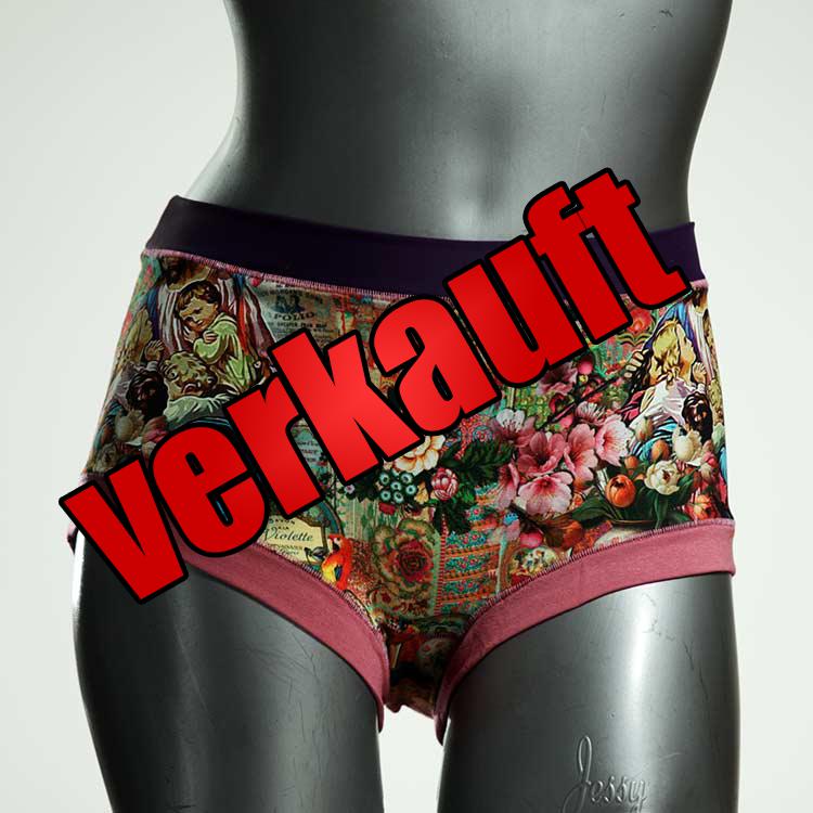 günstige handgemachte preiswerte gemusterte Hotpant aus Baumwolle, Unterwäsche für Damen