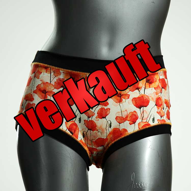 günstige bunte gemusterte bequeme Hotpant aus Baumwolle, Unterwäsche für Damen