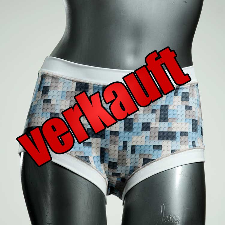 bequeme bunte farbige handgemachte Hotpant aus Baumwolle, Unterwäsche für Damen