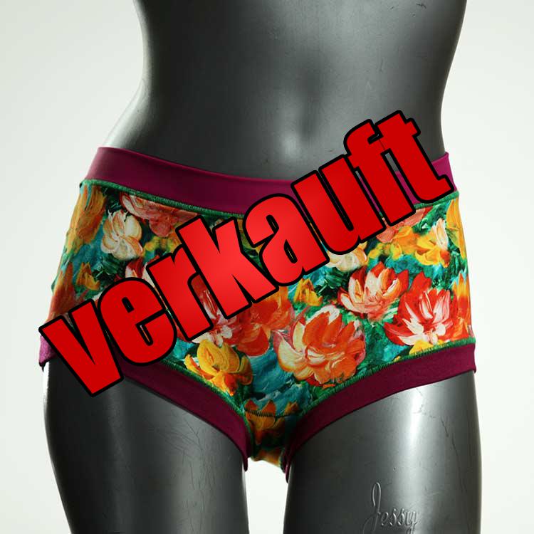 attraktive bunte gemusterte preiswerte Hotpant aus Baumwolle, Unterwäsche für Damen