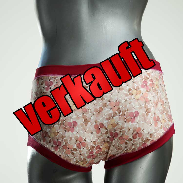 bunte nachhaltige bequeme schöne Hotpant aus Baumwolle, Unterwäsche für Damen