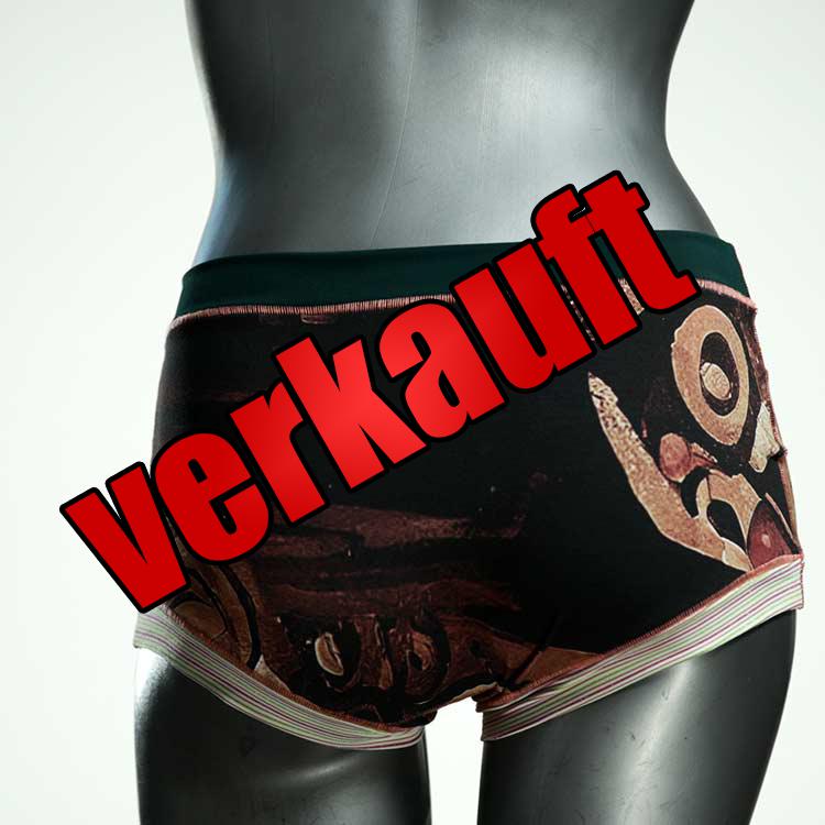 schöne farbige bunte bequeme Hotpant aus Baumwolle, Unterwäsche für Damen