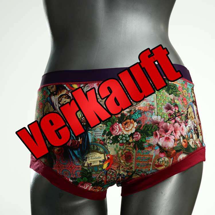 attraktive schöne gemusterte bunte Hotpant aus Baumwolle, Unterwäsche für Damen