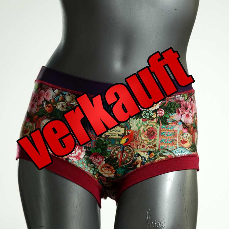 attraktive schöne gemusterte bunte Hotpant aus Baumwolle, Unterwäsche für Damen