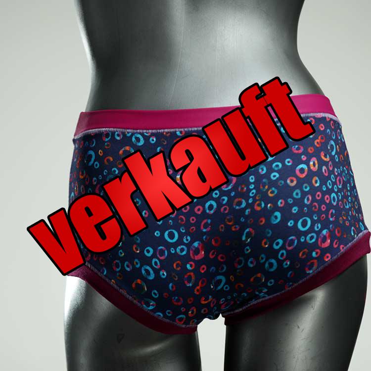 bequeme bunte farbige gemusterte Hotpant aus Baumwolle, Unterwäsche für Damen