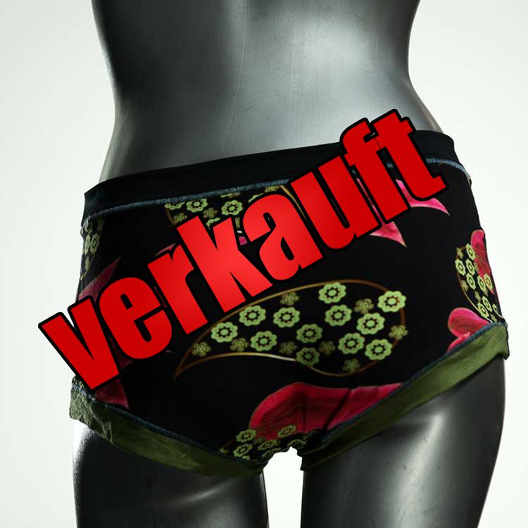 schöne bunte nachhaltige ökologische Hotpant aus Baumwolle, Unterwäsche für Damen