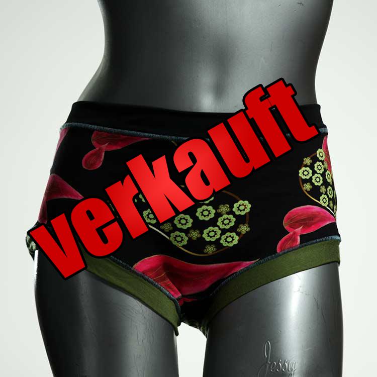 schöne bunte nachhaltige ökologische Hotpant aus Baumwolle, Unterwäsche für Damen