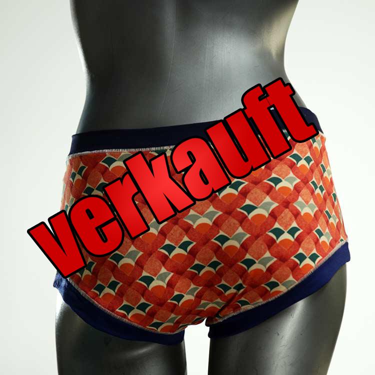 nachhaltige bunte günstige farbige Hotpant aus Baumwolle, Unterwäsche für Damen