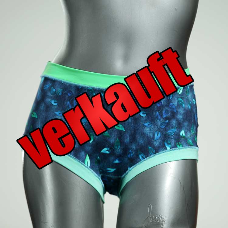 farbige nachhaltige schöne bequeme Hotpant aus Baumwolle, Unterwäsche für Damen