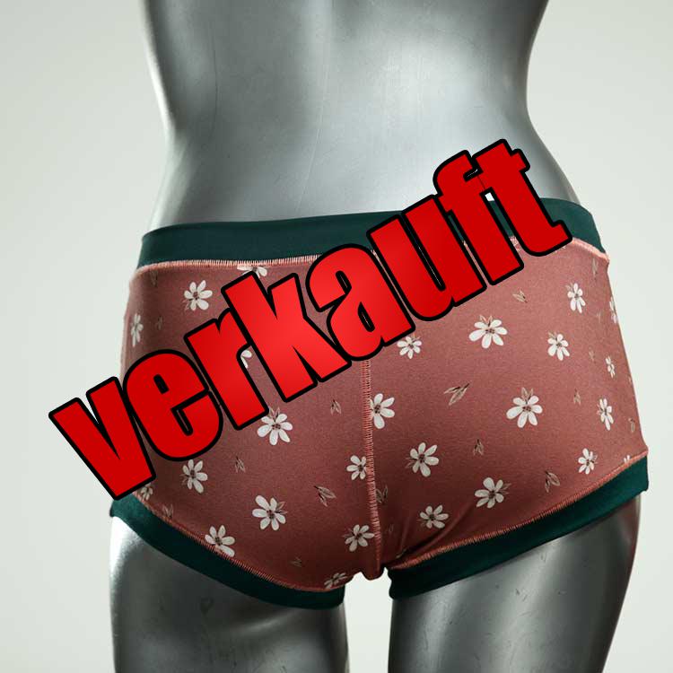 nachhaltige gemusterte ökologische bunte Hotpant aus Baumwolle, Unterwäsche für Damen