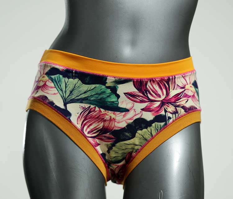 attraktive ökologische farbige gemusterte Panty aus Baumwolle, Unterwäsche für Damen thumbnail