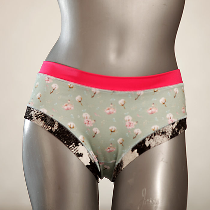  schöne gemusterte reizende Panty - Unterhose - Slip aus Baumwolle für Damen thumbnail