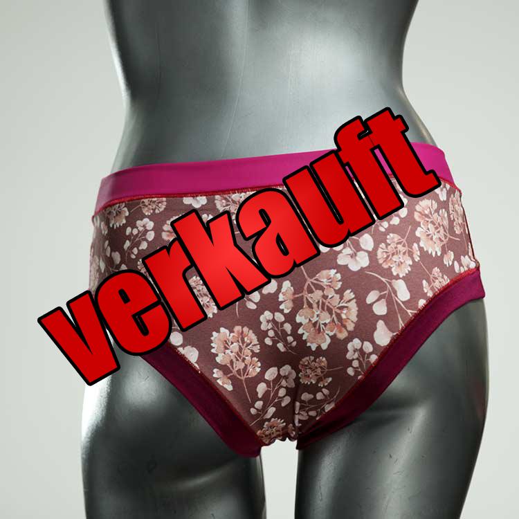 sexy gemusterte ökologische bequeme Panty aus Baumwolle, Unterwäsche für Damen