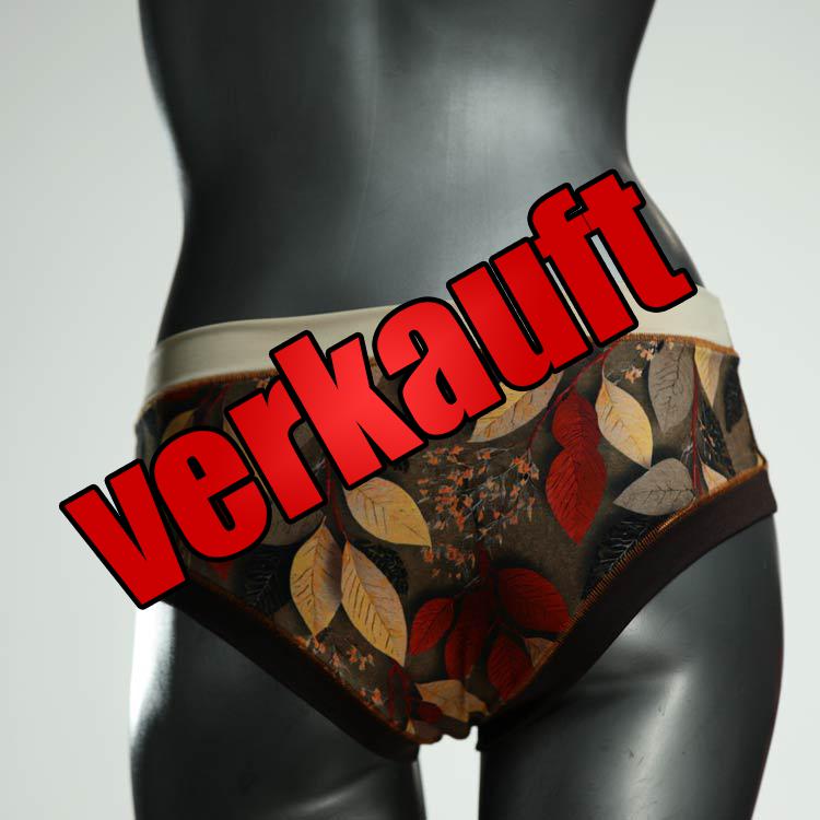 bunte gemusterte ökologische handgemachte Panty aus Baumwolle, Unterwäsche für Damen