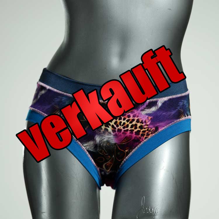 sexy farbige handgemachte bunte Panty aus Baumwolle, Unterwäsche für Damen