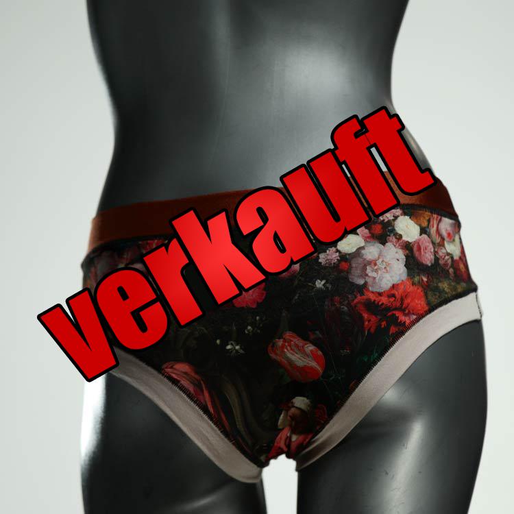 gemusterte handgemachte nachhaltige bequeme Panty aus Baumwolle, Unterwäsche für Damen