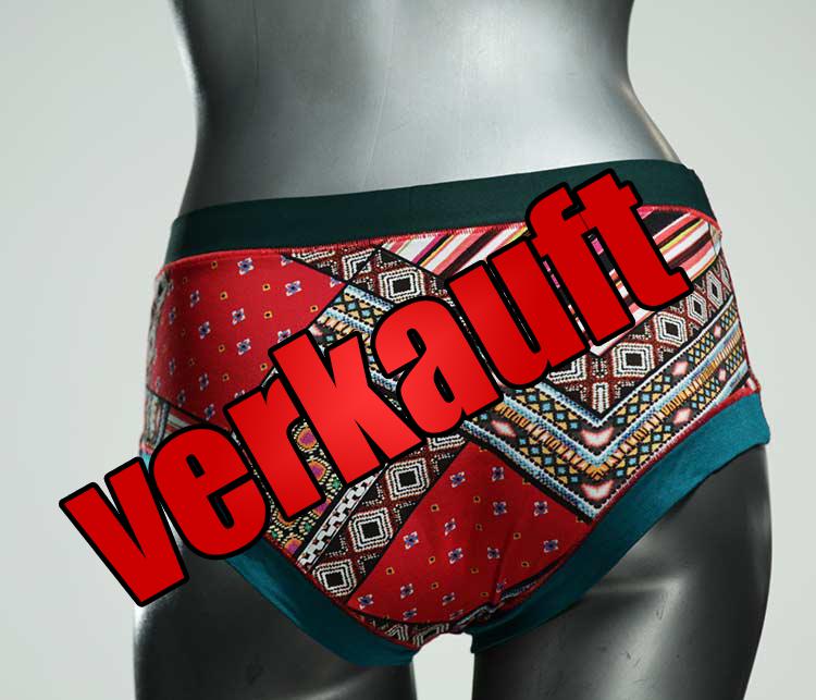 bunte attraktive ökologische gemusterte Panty aus Baumwolle, Unterwäsche für Damen