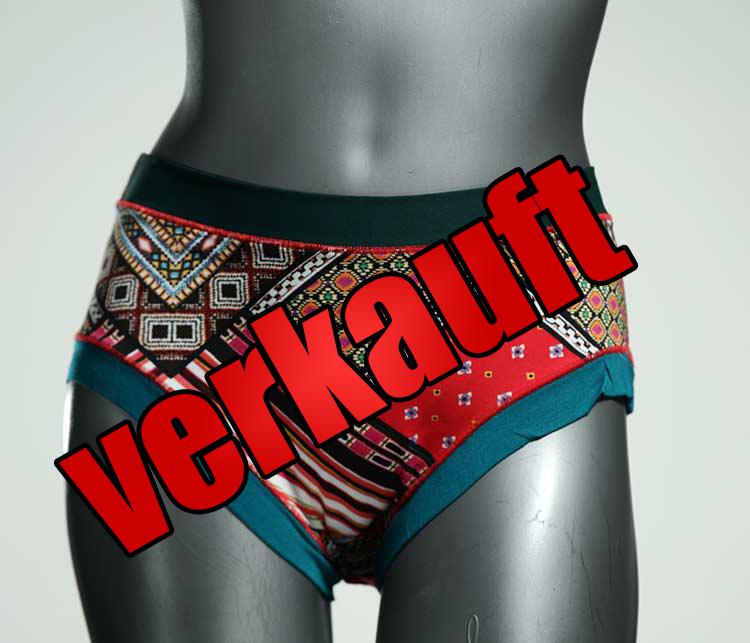 bunte attraktive ökologische gemusterte Panty aus Baumwolle, Unterwäsche für Damen